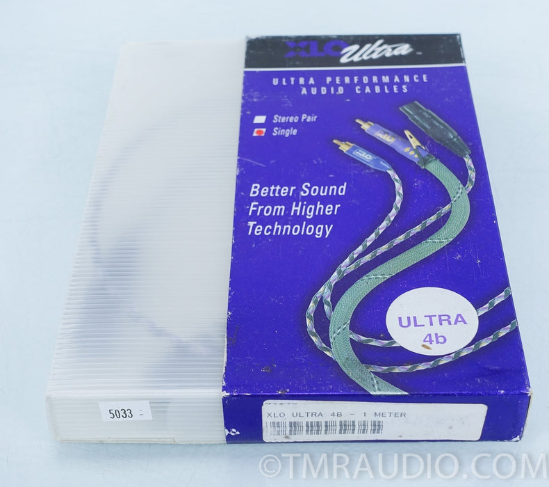 XLO Ultra 4B XLR 1 meter Single Interconnect in Factory Box