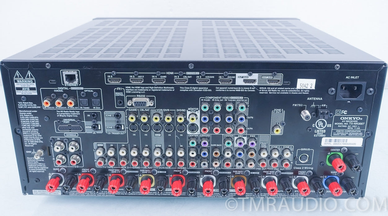 Onkyo TX-NR3007 9.2 Channel Home Theater Receiver