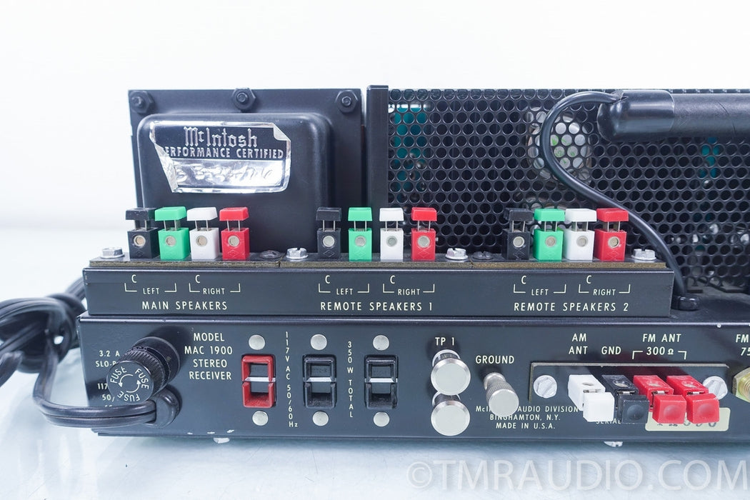 McIntosh 1900 Vintage Receiver