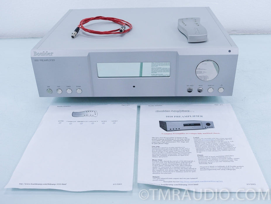 Boulder 1010 Preamplifier w/ Phono in Factory Box