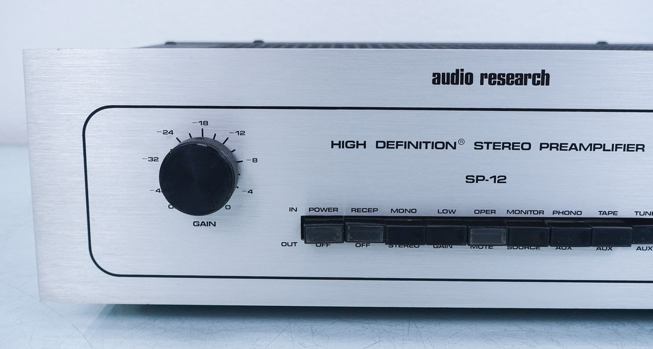 Audio Research SP-12 Tube Preamplifier / Preamp