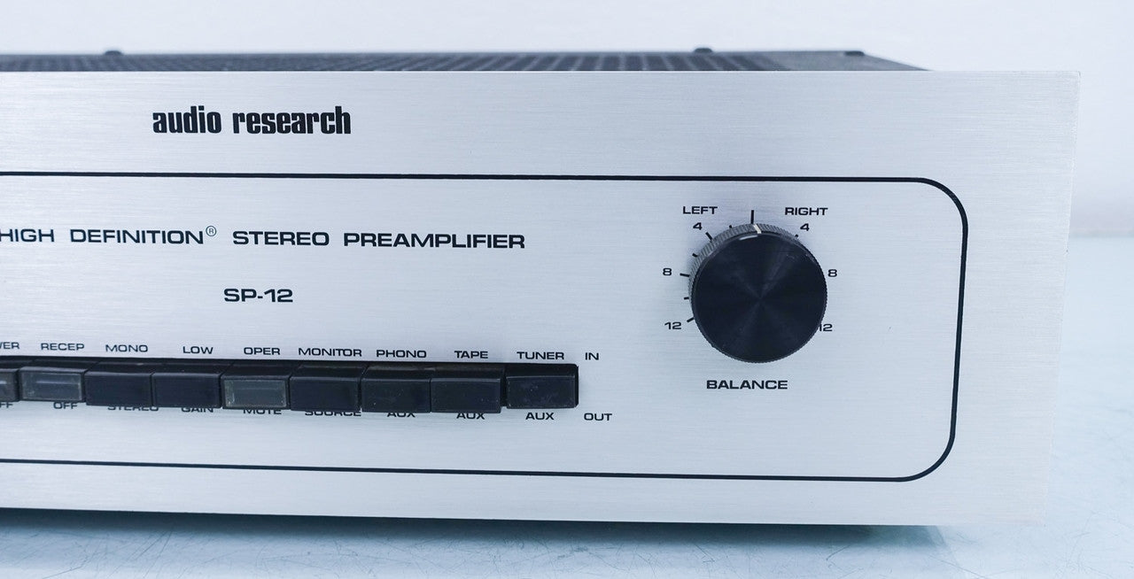 Audio Research SP-12 Tube Preamplifier / Preamp