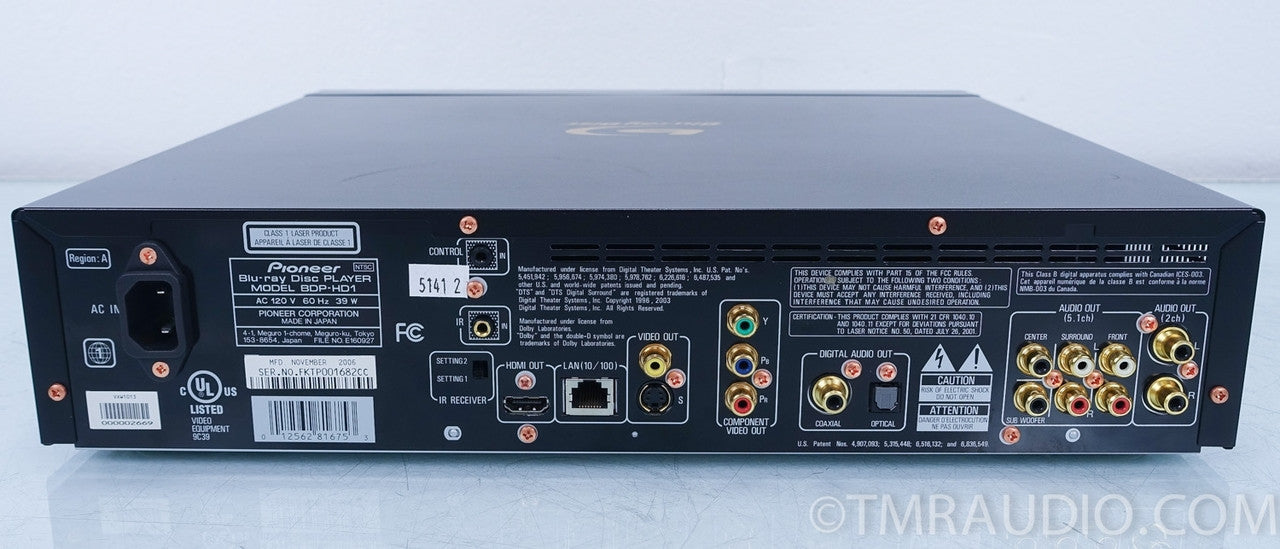 Pioneer Elite BDP-HD1 Blu-ray Disc Player