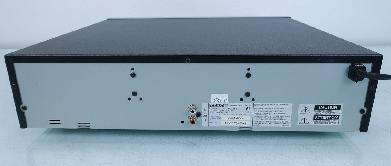 TEAC PD-D2390 5 Disc CD Changer / Player
