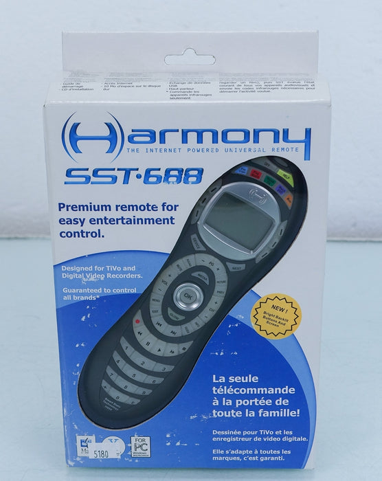 Harmony SST-688 Universal Remote Control in Factory Box