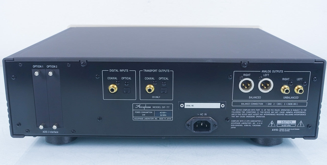 Accuphase DP-77 SACD / CD Player in Factory Box