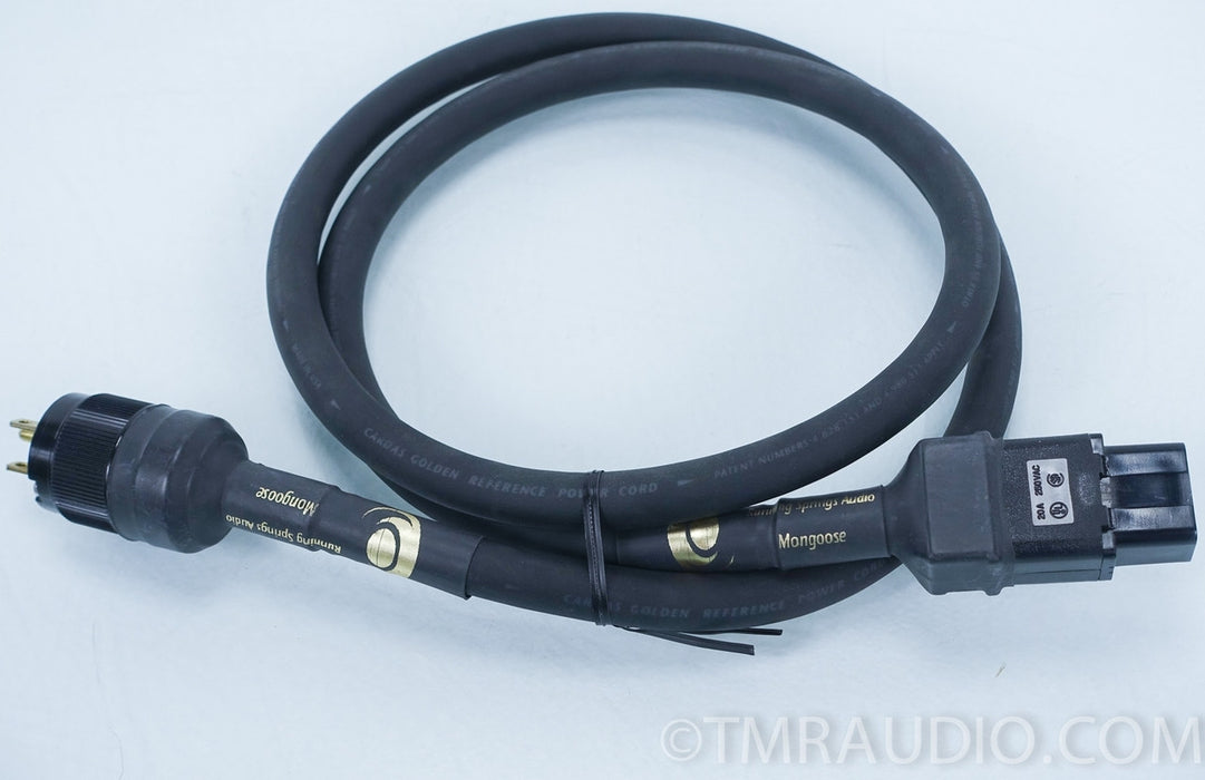 Running Springs Audio Mongoose 20amp to IEC Power Cord 5 ft