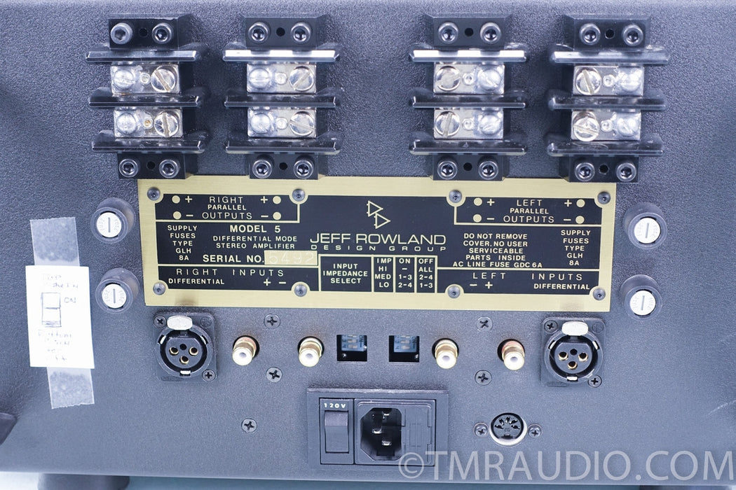 Jeff Rowland Model 5 Power Amplifier in Factory Crate