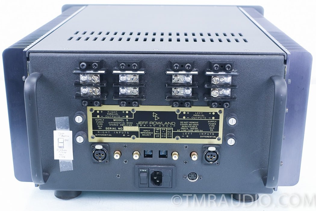 Jeff Rowland Model 5 Power Amplifier in Factory Crate