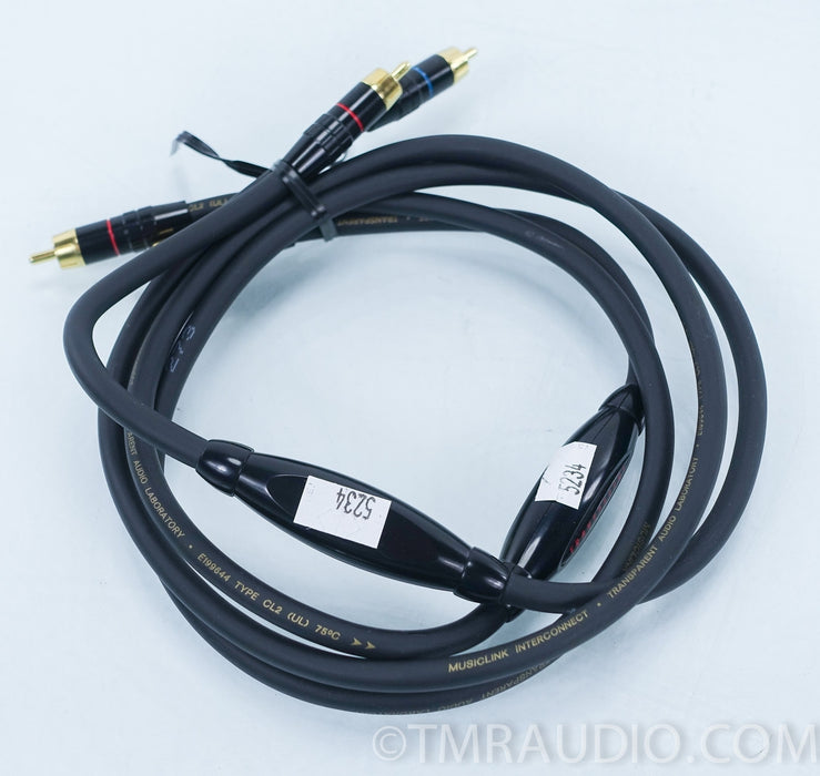 Transparent MusicLink RCA Cables