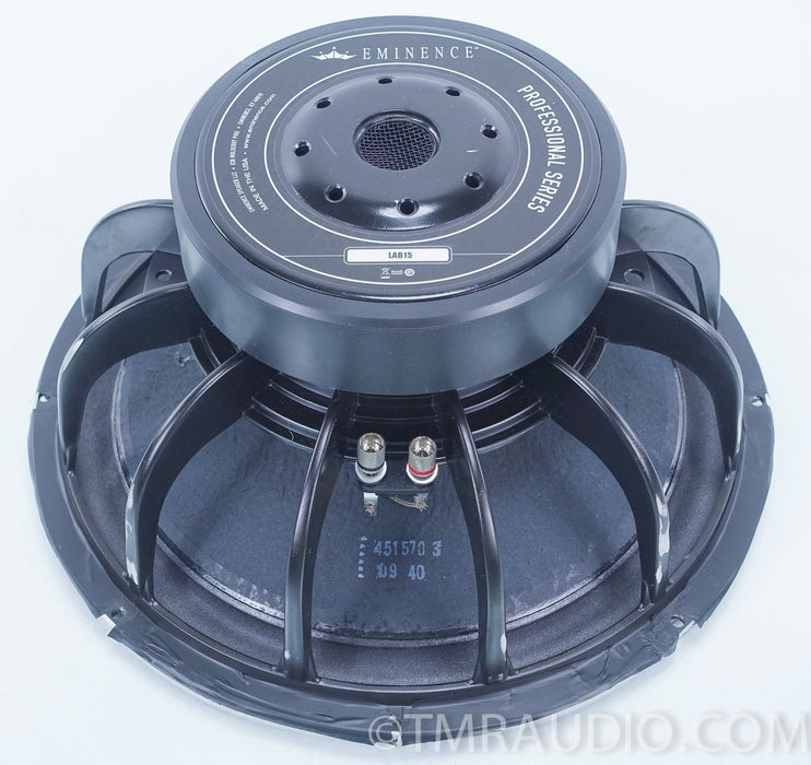 Eminence Lab 15 Woofers in Factory Boxes