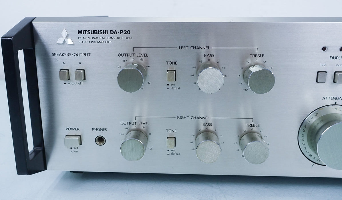 Mitsubishi DA-P20 Vintage Stereo Preamp / Preamplifier