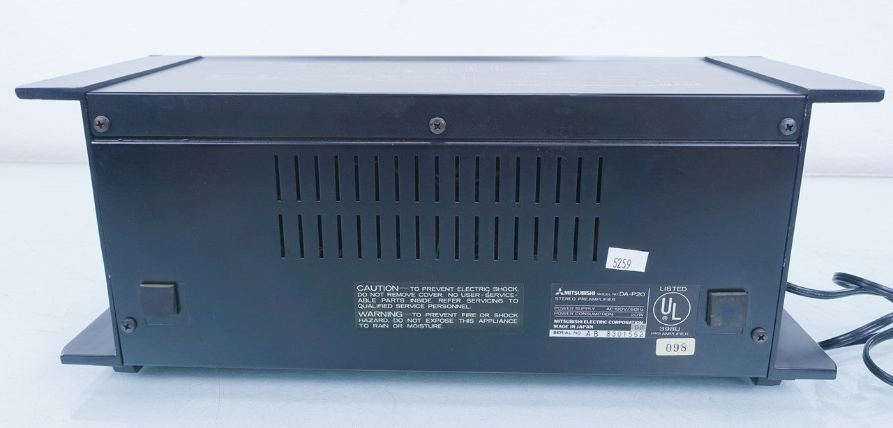 Mitsubishi DA-P20 Vintage Stereo Preamp / Preamplifier