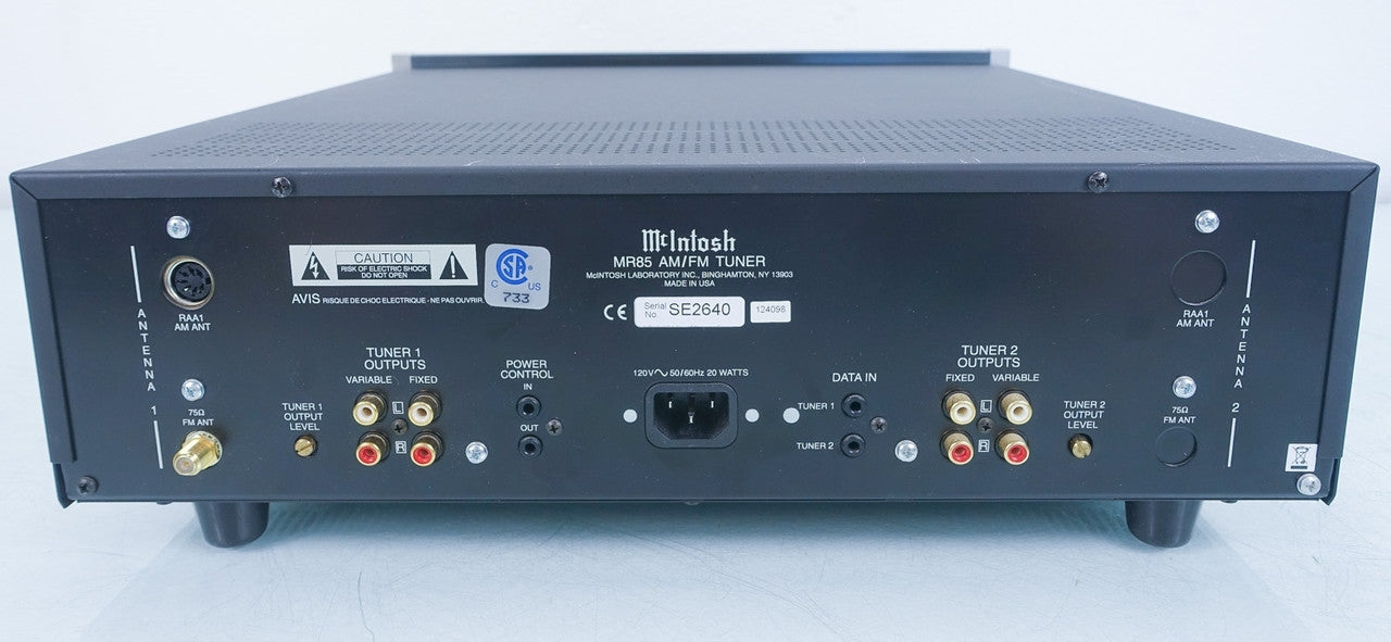 McIntosh MR85 AM / FM Tuner in Factory Box