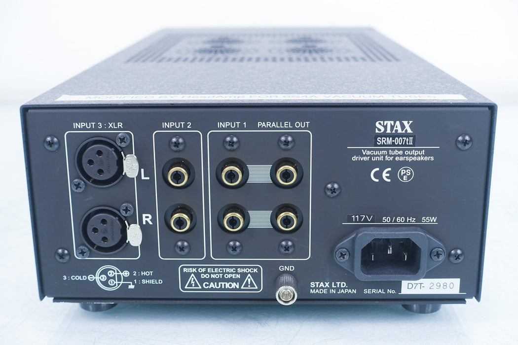 Stax SRM-007t II Tube Headphone Amplifier in Factory Box
