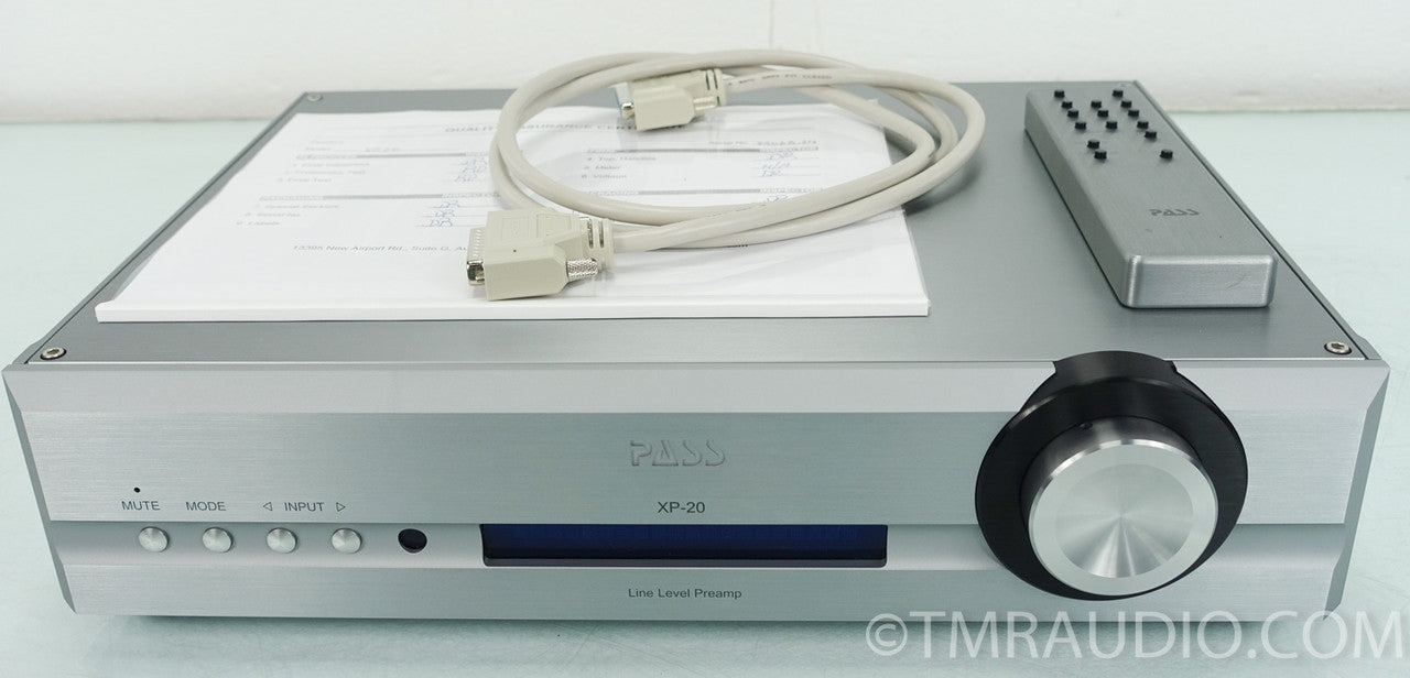 Pass Labs XP-20 Preamplifier in Factory Box (1 month old)