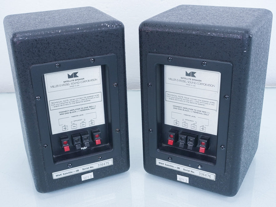 M&K Satellite-3B Speakers