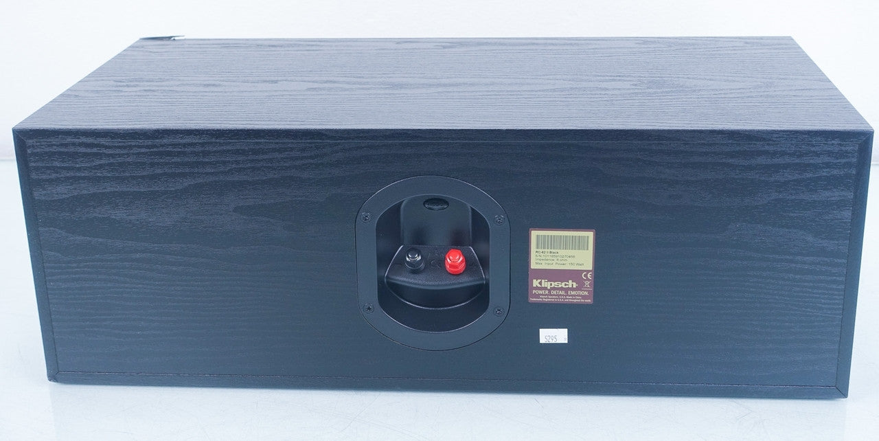Klipsch RC-62 II Black 2-Way Center Channel Speaker