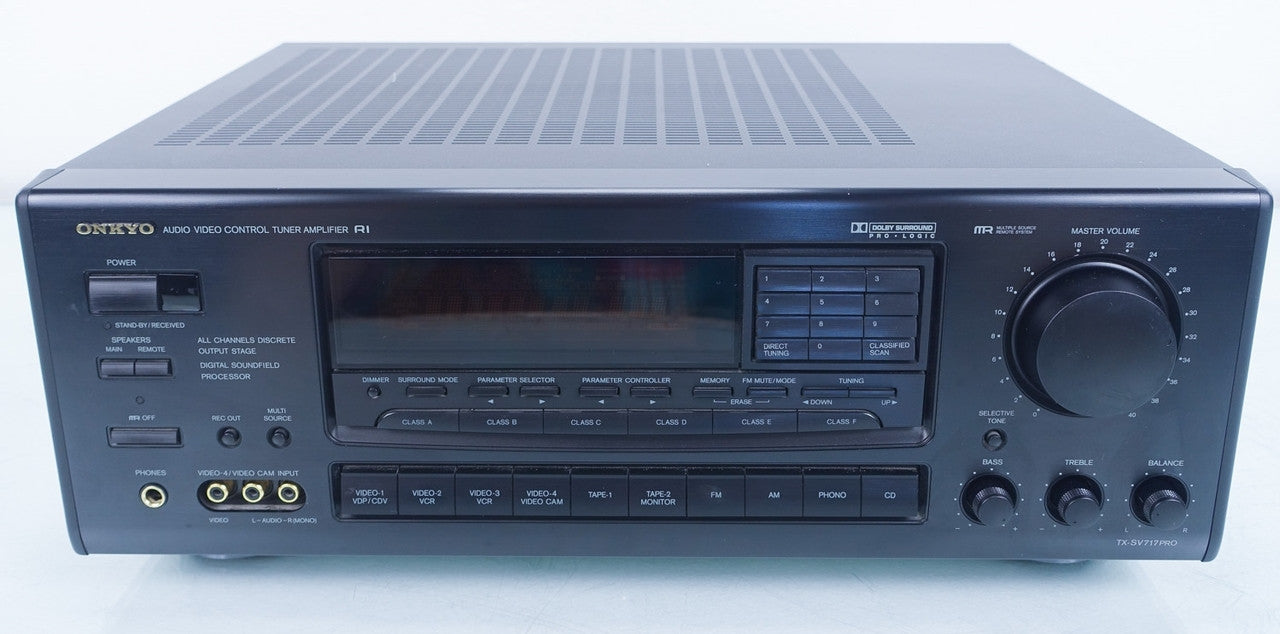 Onkyo TX-SV717PRO Home Theater / Stereo Receiver with Phono
