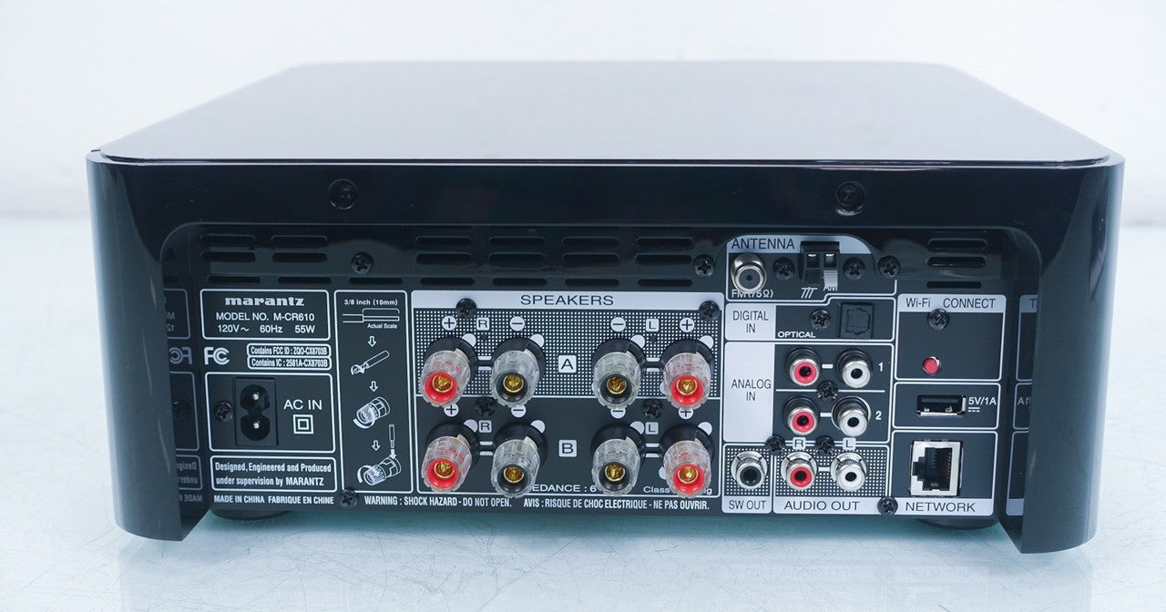 Marantz M-CR610 Desktop Network Receiver / CD Player + Apple AirPlay & Wi-Fi