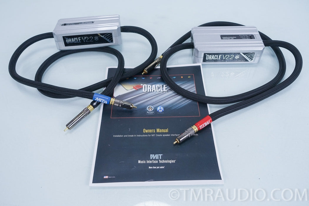 MIT Oracle V2.2 ic - 1.5M pair RCA Cables / Interconnects in Factory Box