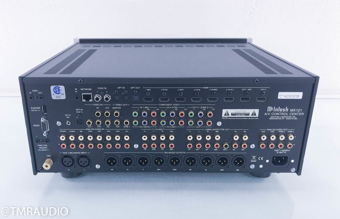 McIntosh MX121 7.1 Channel Home Theater Processor