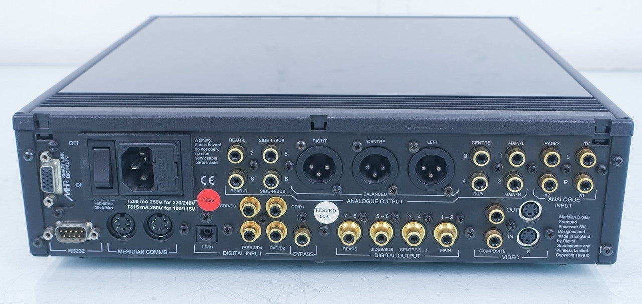 Meridian 568.2 Preamplifier Processor in Factory Box