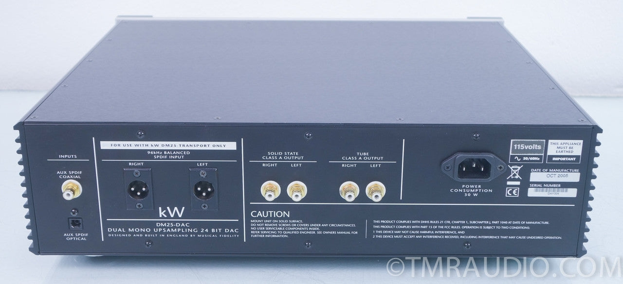 Musical Fidelity DM25 DAC in Factory Box