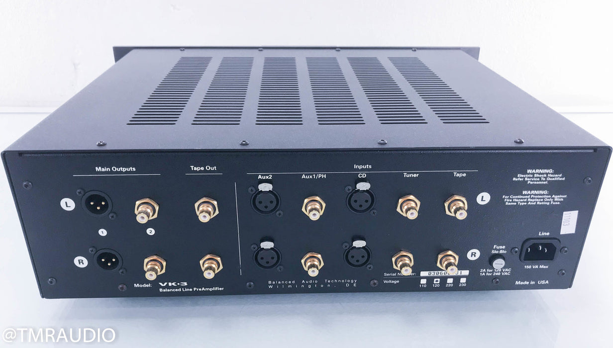 BAT VK-3i Stereo Tube Preamplifier