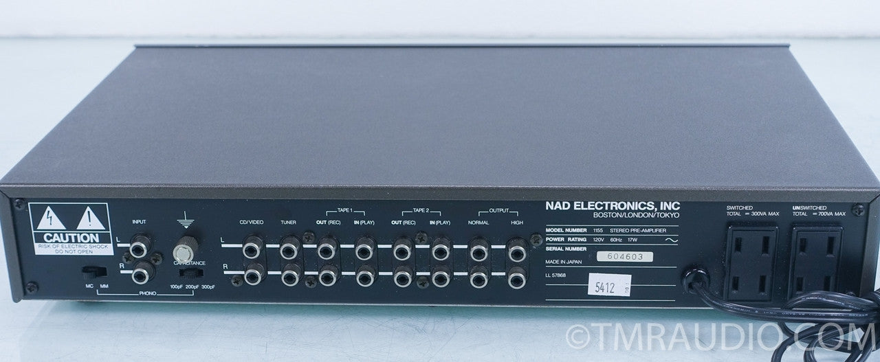 NAD 1155 Preamplifier / Preamp with MM / MC Phono