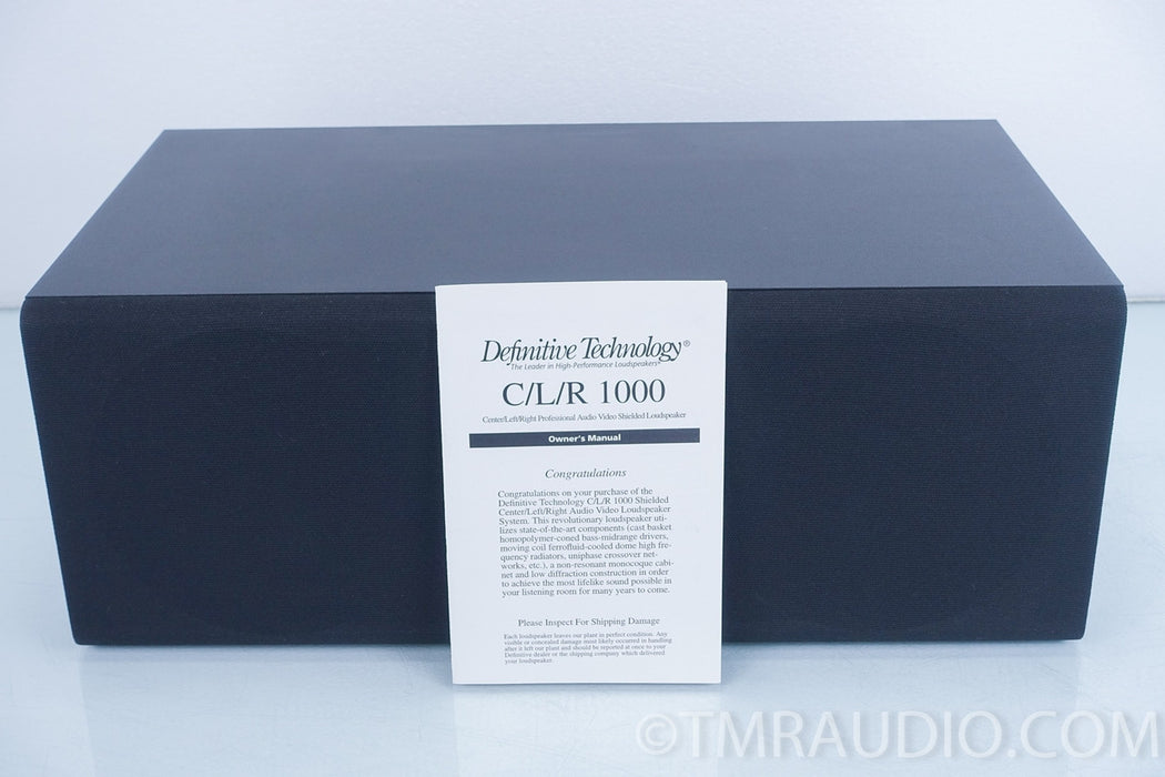 Definitive Technology C/L/R 1000 Center Channel Speaker in Factory Box