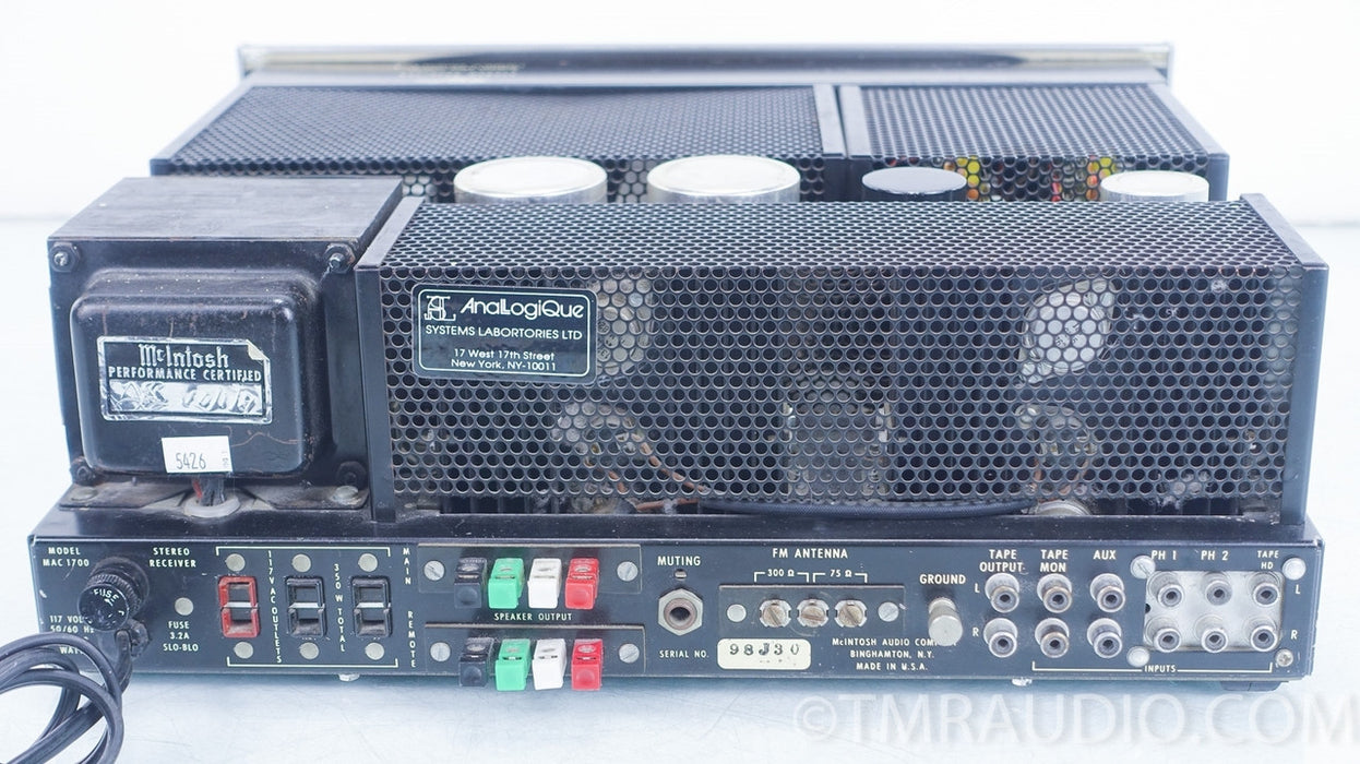 McIntosh MAC1700 Vintage Stereo Receiver