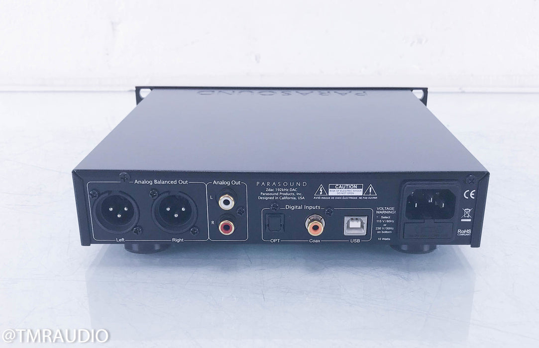 Parasound Zdac 192kHz DAC / D/A Converter