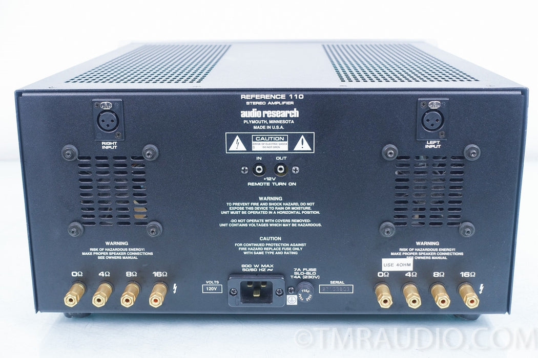 Audio Research Reference 110 Tube Power Amplifier in Factory Box
