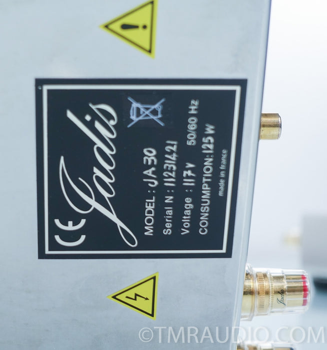 Jadis JA30 Tube Mono Amplifiers in Factory Boxes