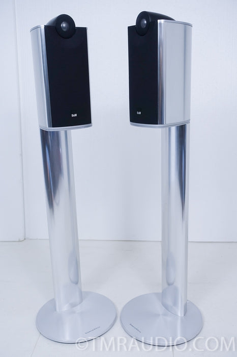 B&W XT-2 Chrome Speakers with Dedicated Stands