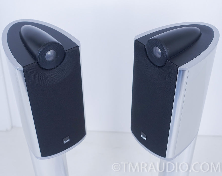 B&W XT-2 Chrome Speakers with Dedicated Stands