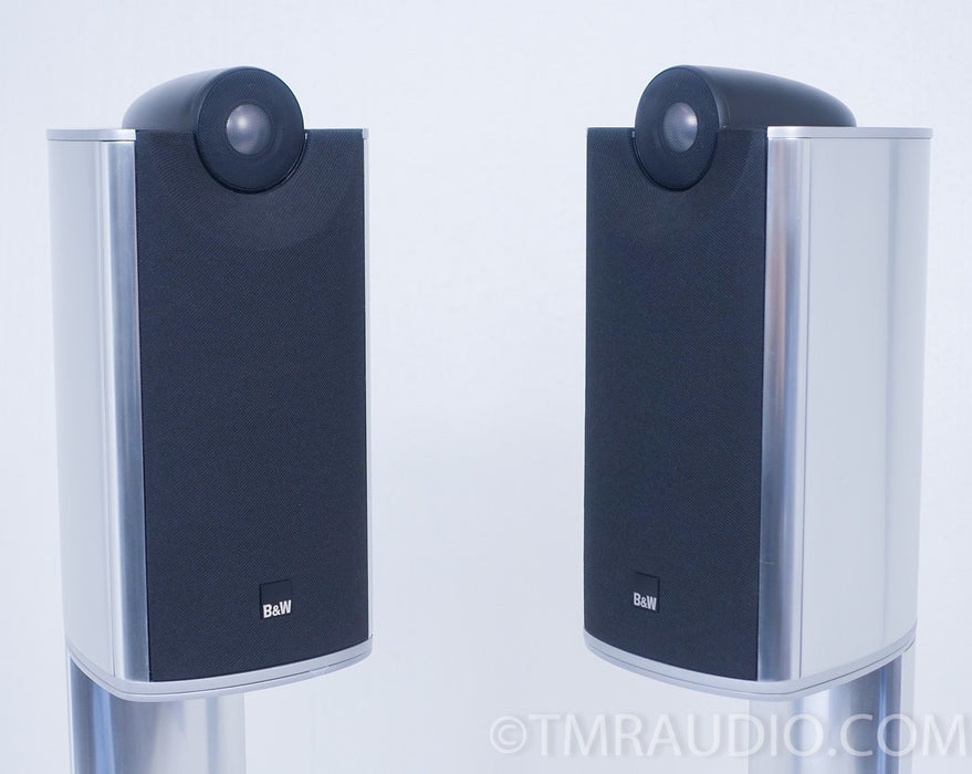 B&W XT-2 Chrome Speakers with Dedicated Stands