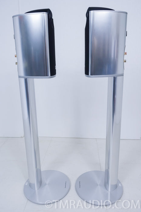 B&W XT-2 Chrome Speakers with Dedicated Stands