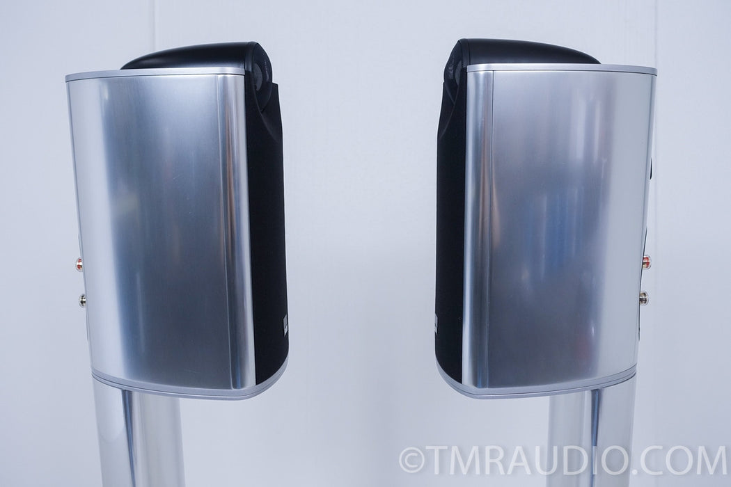 B&W XT-2 Chrome Speakers with Dedicated Stands