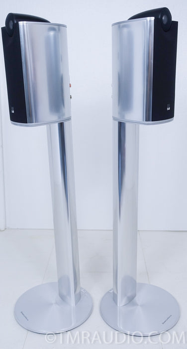 B&W XT-2 Chrome Speakers with Dedicated Stands