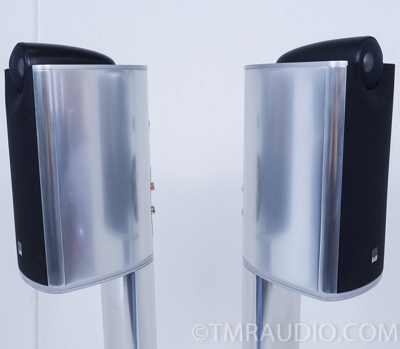 B&W XT-2 Chrome Speakers with Dedicated Stands