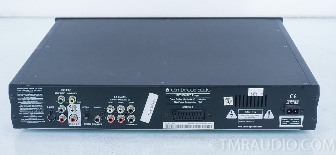 Cambridge Audio DVD300 DVD Player AS-IS