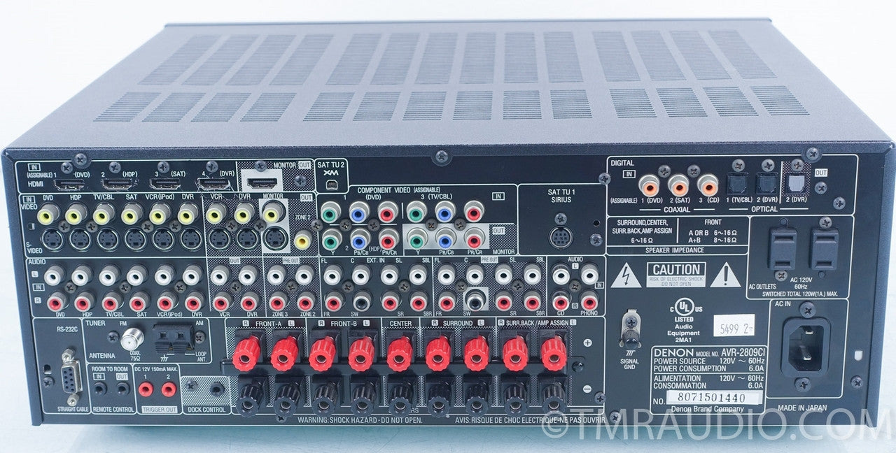 Denon AVR-2809Ci Home Theater Receiver