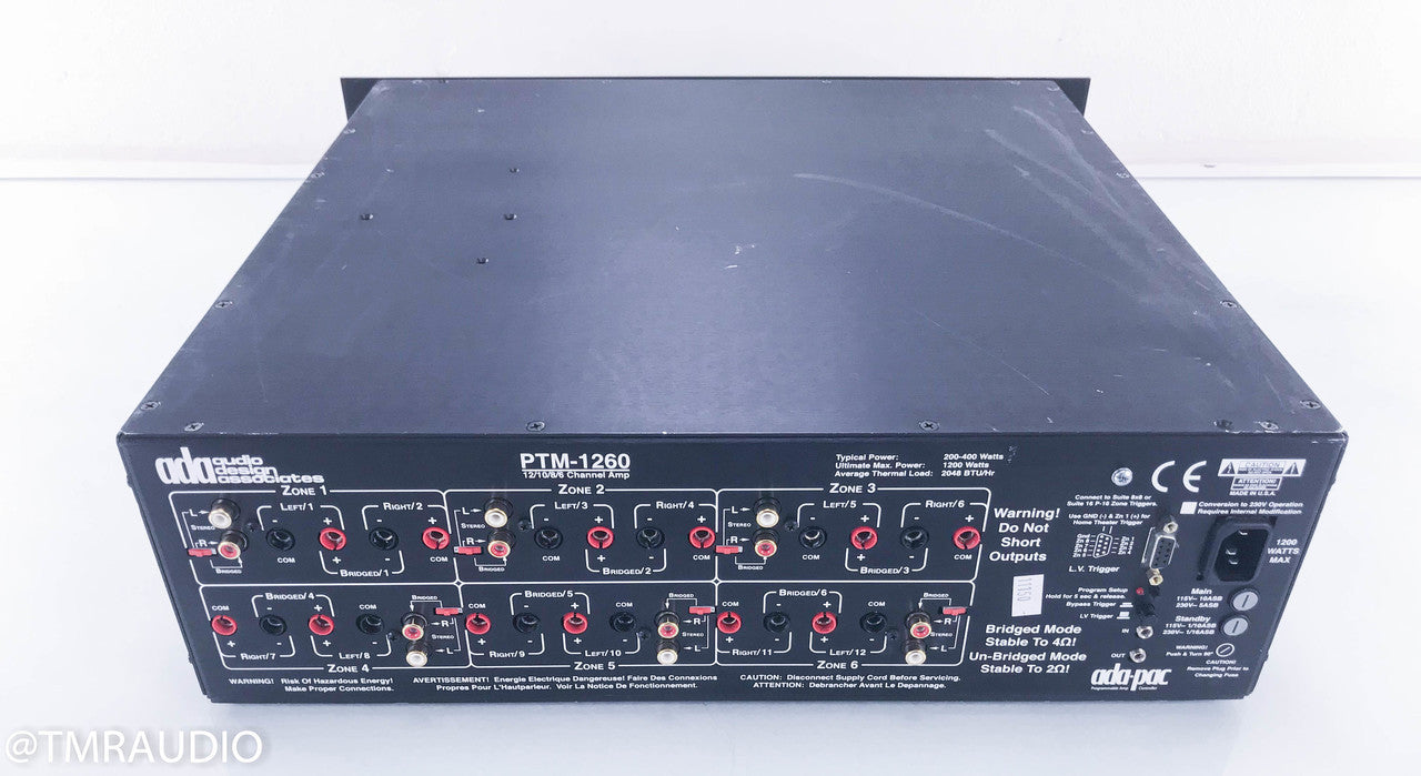 Audio Design Associates PTM-1260 12-Channel Power Amplifier