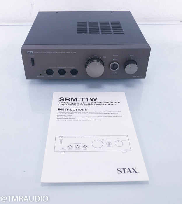 Stax SRM-T1W Electrostatic Headphone Amplifier (Broken RCA jacks - AS-IS)
