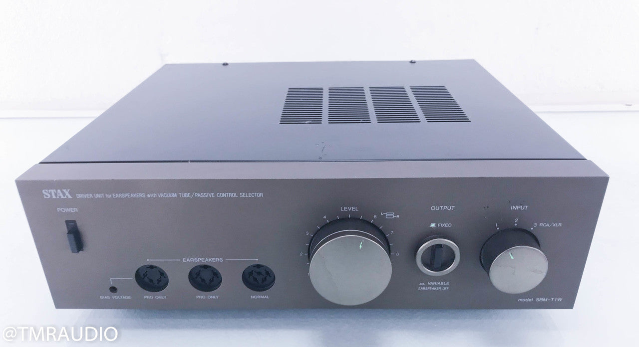 Stax SRM-T1W Electrostatic Headphone Amplifier (Broken RCA jacks - AS-IS)