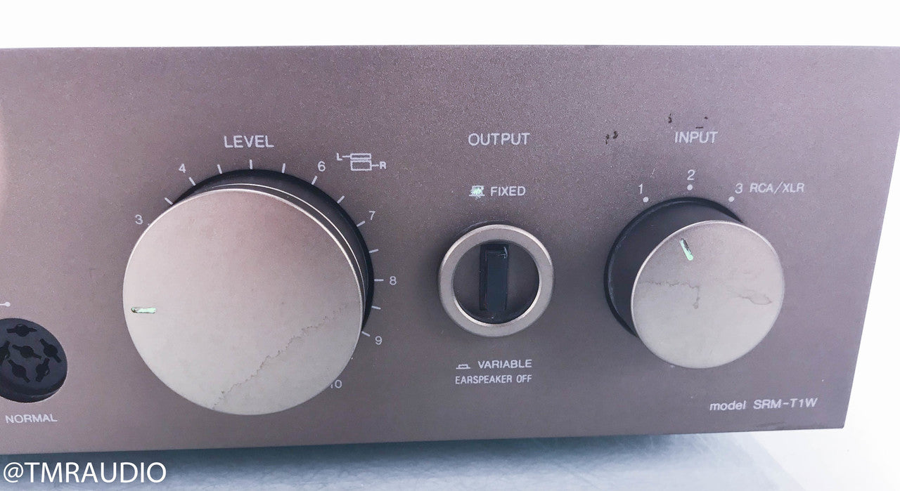 Stax SRM-T1W Electrostatic Headphone Amplifier (Broken RCA jacks - AS-IS)