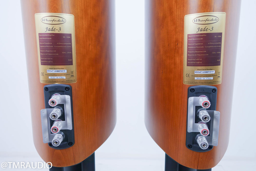 Wharfedale Jade-3 Bookshelf Speakers w/ Jade Stands
