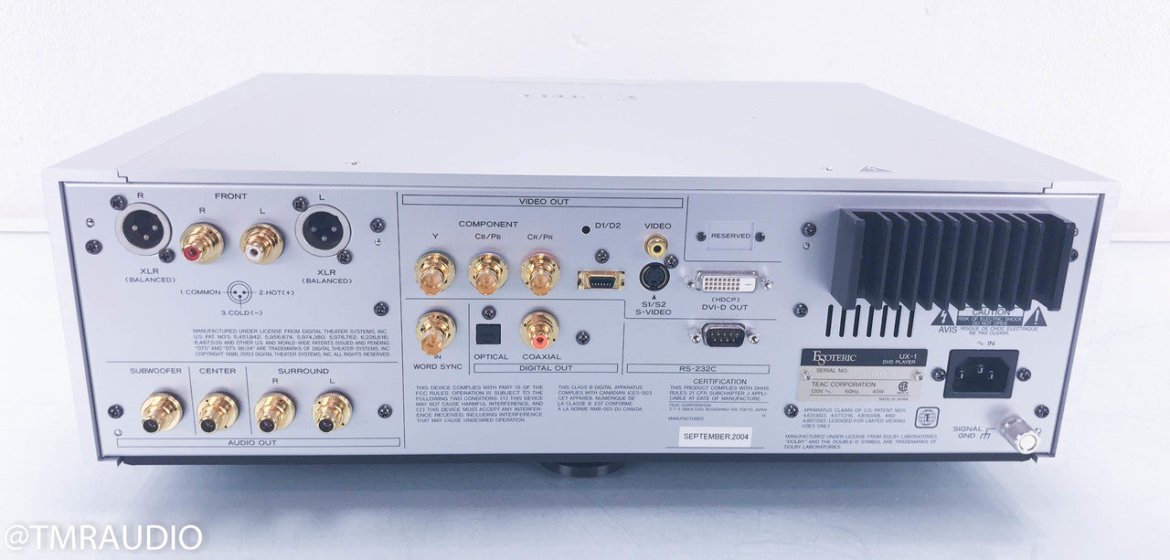Esoteric UX-1 Universal / SACD / CD Player